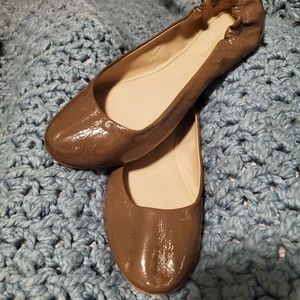 Mossimo slip-on ballet flats. size: 8½ mocha brown